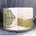 Lace Laser Cut Wedding Invitation Slay- up Business Card